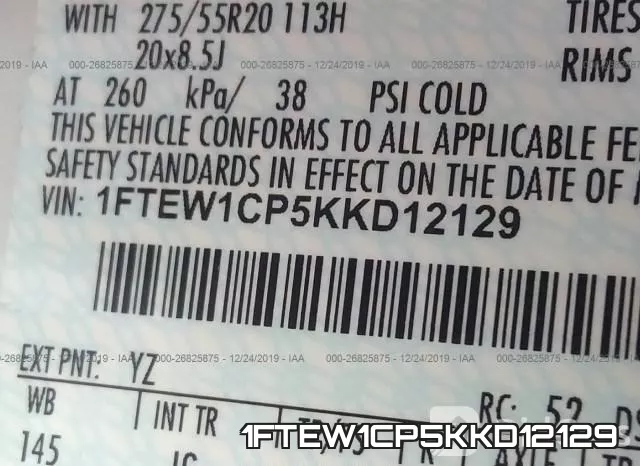 1FTEW1CP5KKD12129 фото 10