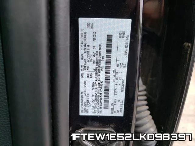 1FTEW1E52LKD98397 фото 2