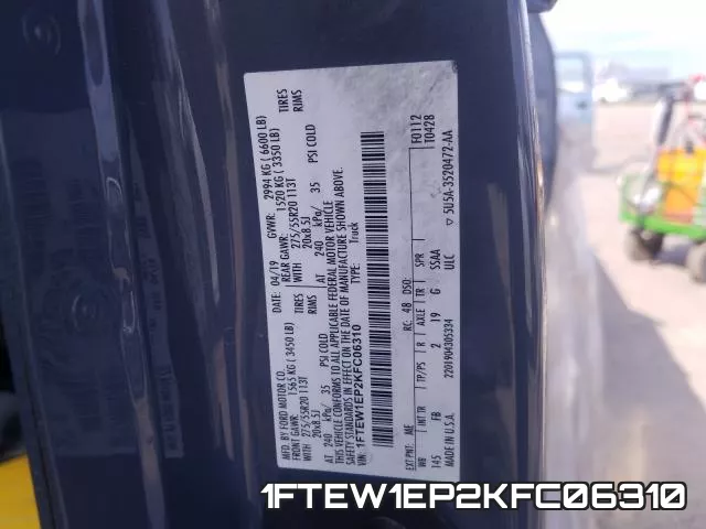 1FTEW1EP2KFC06310 фото 2