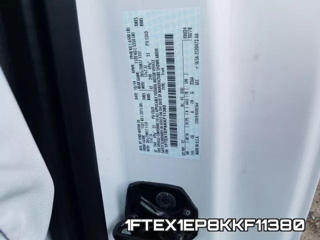 1FTEX1EP8KKF11380 фото 2