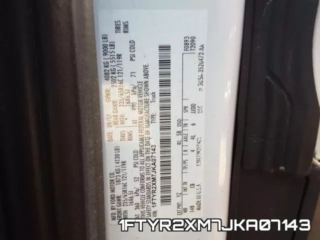 1FTYR2XM7JKA07143 фото 2
