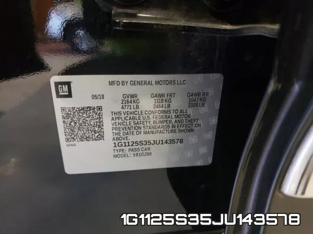 1G1125S35JU143578 фото 2