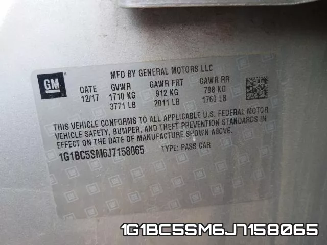 1G1BC5SM6J7158065 фото 2