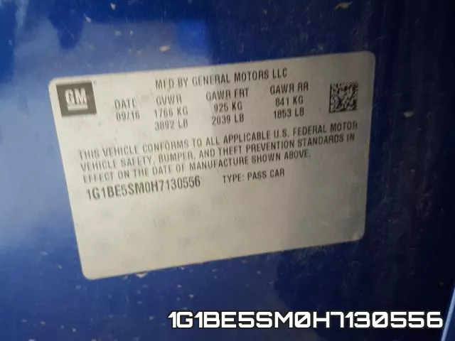 1G1BE5SM0H7130556 фото 2