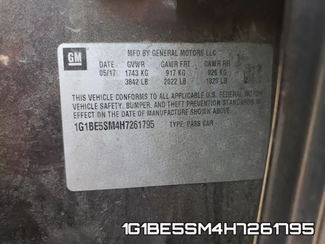 1G1BE5SM4H7261795 фото 2