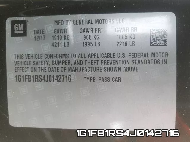 1G1FB1RS4J0142716 фото 2