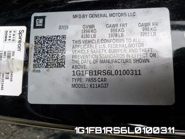 1G1FB1RS6L0100311 фото 2