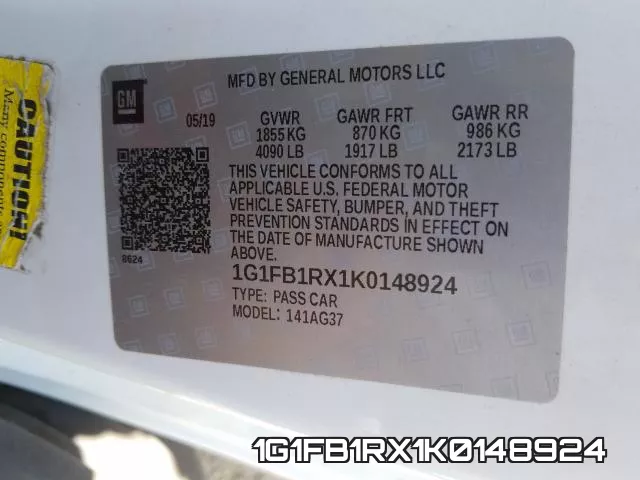 1G1FB1RX1K0148924 фото 2