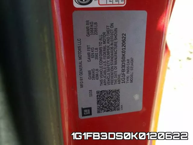 1G1FB3DS0K0120622 фото 2