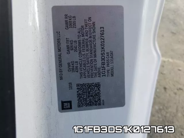 1G1FB3DS1K0127613 фото 2
