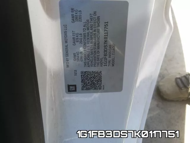 1G1FB3DS7K0117751 фото 2