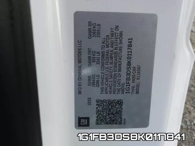 1G1FB3DS8K0117841 фото 2