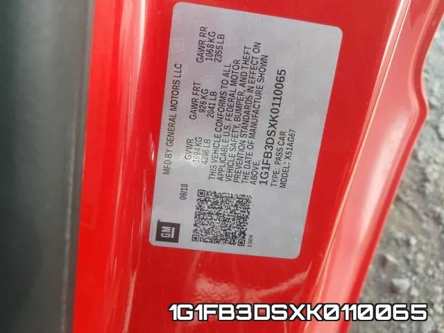 1G1FB3DSXK0110065 фото 2