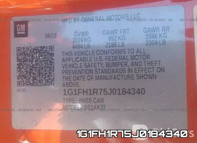 1G1FH1R75J0184340 фото 10