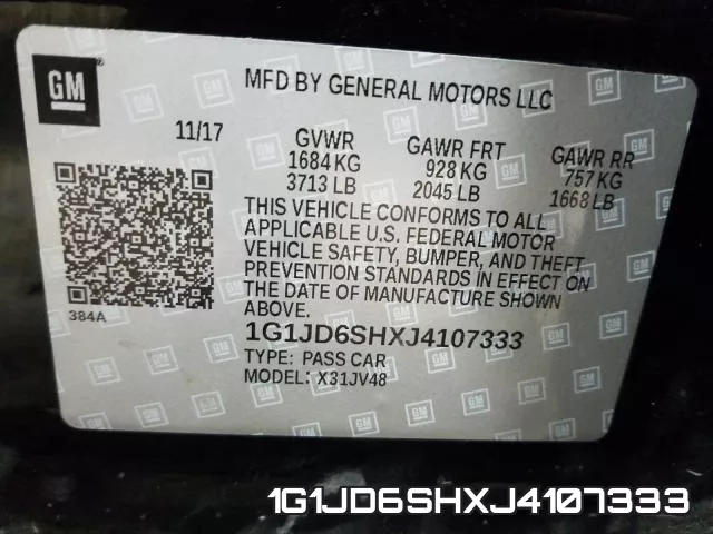 1G1JD6SHXJ4107333 фото 2