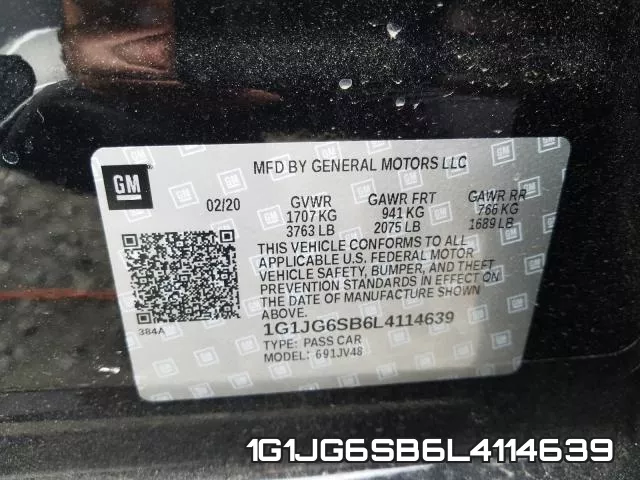 1G1JG6SB6L4114639 фото 2