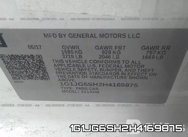 1G1JG6SH2H4169875 фото 10