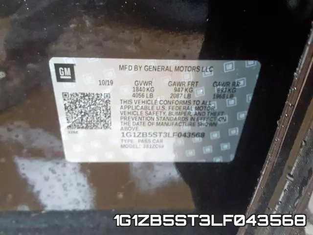 1G1ZB5ST3LF043568 фото 2