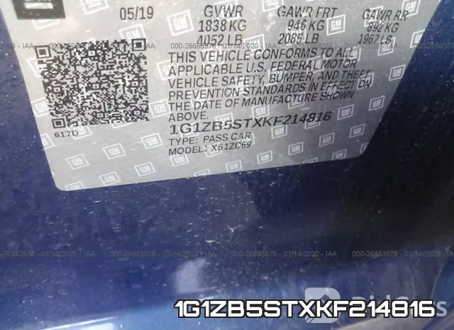1G1ZB5STXKF214816 фото 10