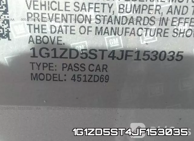1G1ZD5ST4JF153035 фото 10