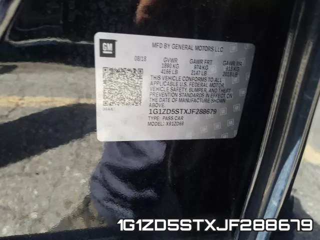 1G1ZD5STXJF288679 фото 2