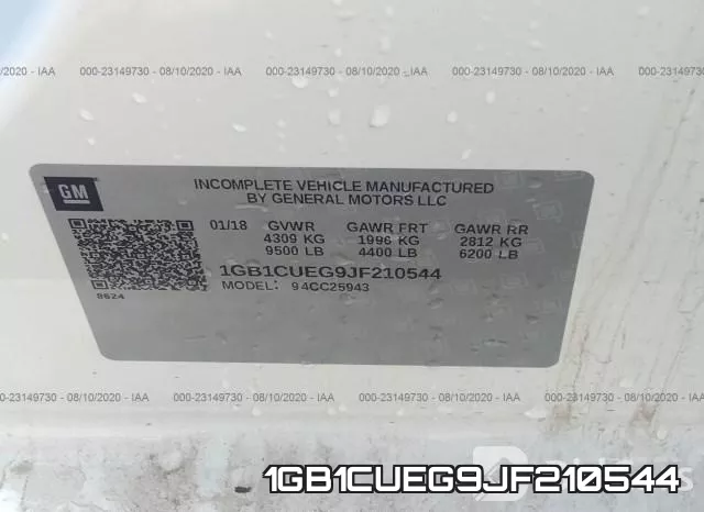 1GB1CUEG9JF210544 фото 10