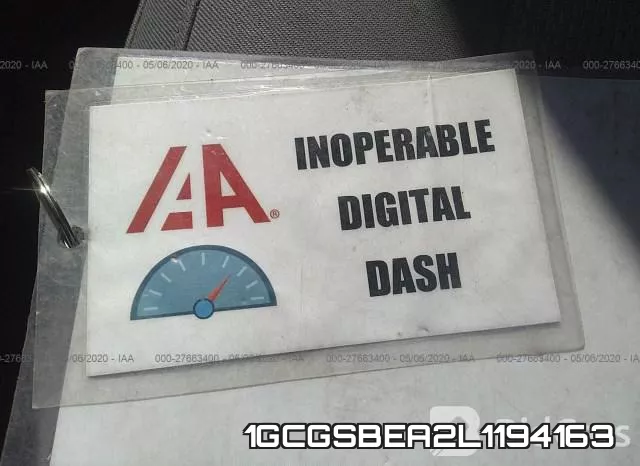 1GCGSBEA2L1194163 фото 8