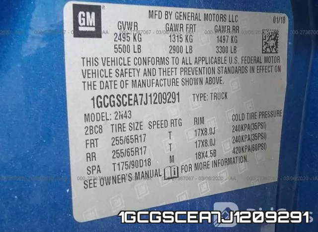 1GCGSCEA7J1209291 фото 10