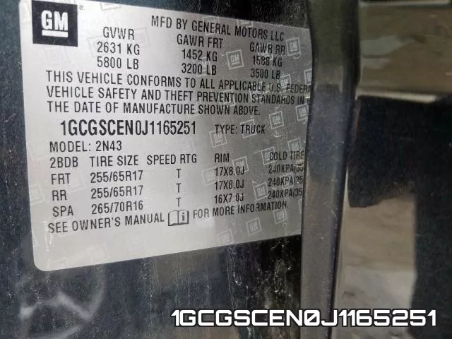 1GCGSCEN0J1165251 фото 2