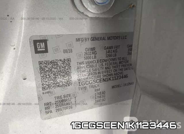 1GCGSCEN1K1123446 фото 10