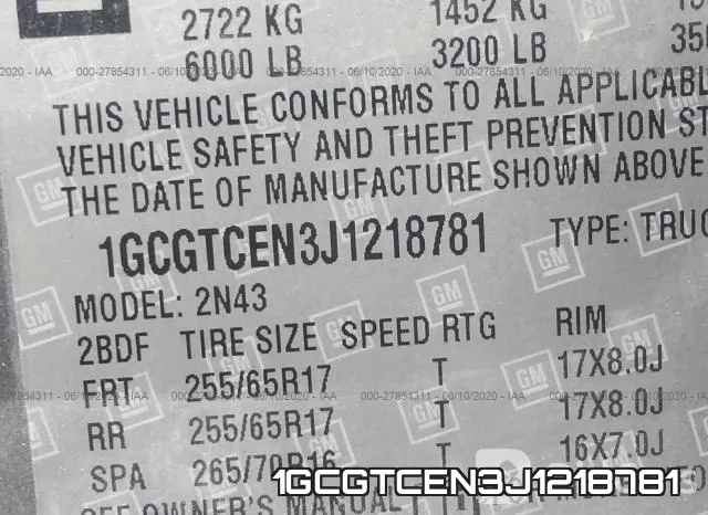 1GCGTCEN3J1218781 фото 10