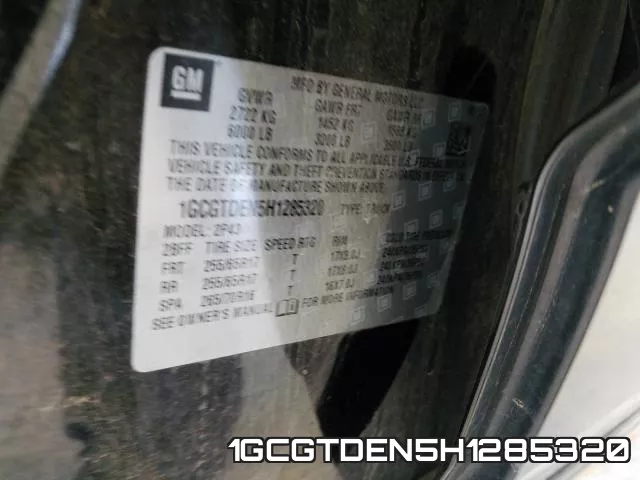 1GCGTDEN5H1285320 фото 2