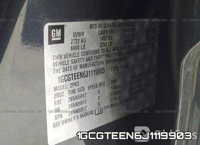 1GCGTEEN6J1119903 фото 10