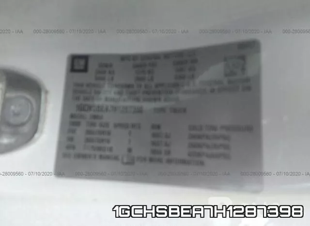 1GCHSBEA7H1287398 фото 10