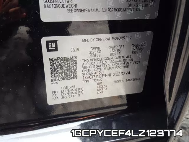 1GCPYCEF4LZ123774 фото 2