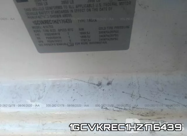 1GCVKREC1HZ176439 фото 10