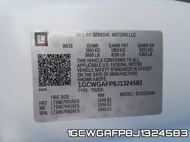 1GCWGAFP8J1324583 фото 2