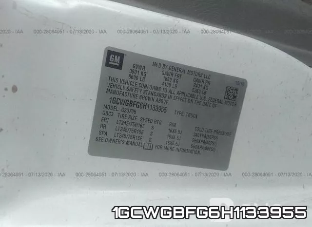 1GCWGBFG6H1133955 фото 10