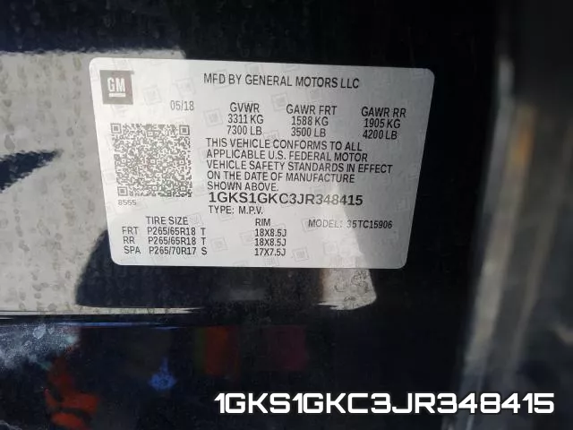 1GKS1GKC3JR348415 фото 2