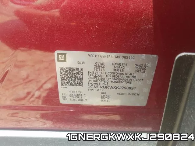 1GNERGKWXKJ290824 фото 2