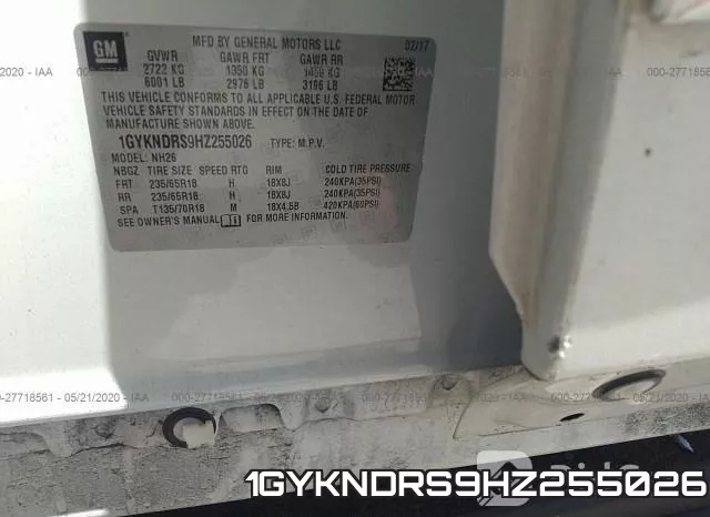 1GYKNDRS9HZ255026 фото 10