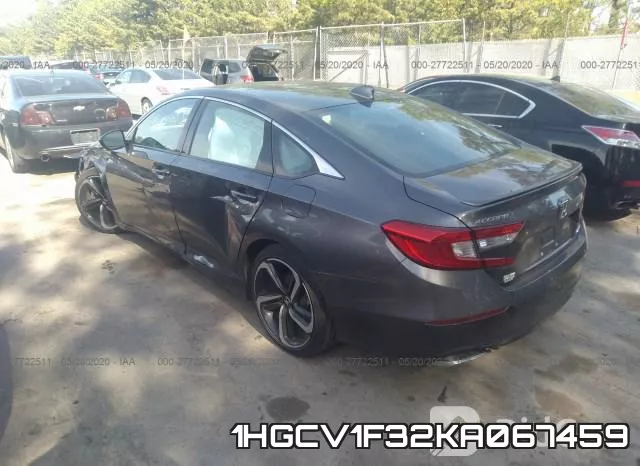1HGCV1F32KA067459 фото 4