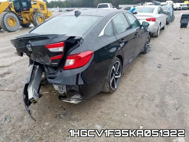 1HGCV1F35KA051322 фото 5