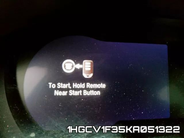 1HGCV1F35KA051322 фото 9