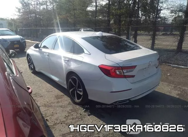 1HGCV1F38KA160826 фото 4