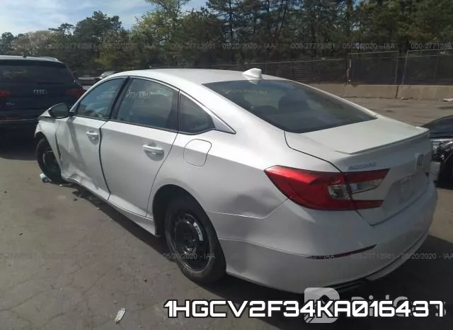 1HGCV2F34KA016437 фото 4