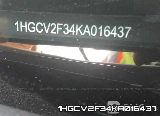 1HGCV2F34KA016437 фото 10