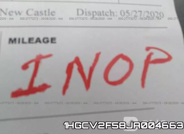 1HGCV2F58JA004663 фото 8