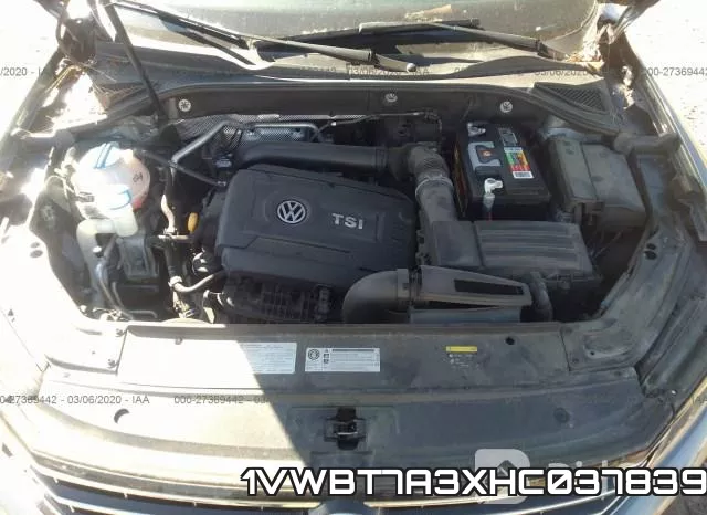 1VWBT7A3XHC037839 фото 2