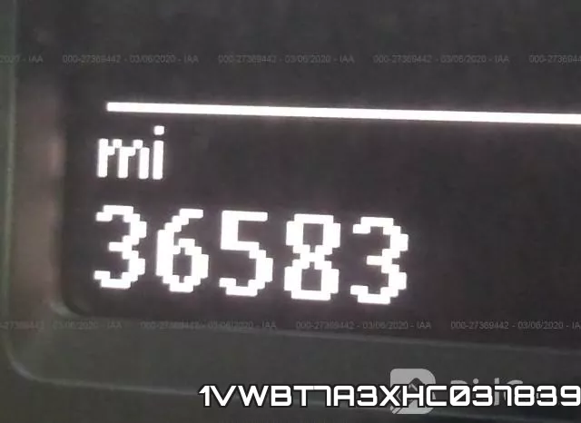 1VWBT7A3XHC037839 фото 8